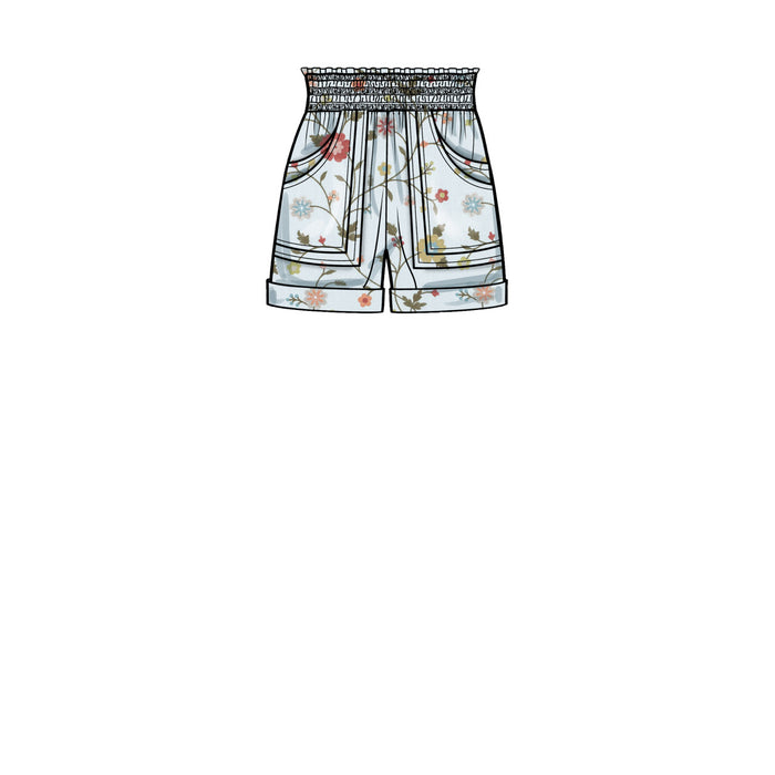 S9549 Misses' Pants, Shorts and Skirt
