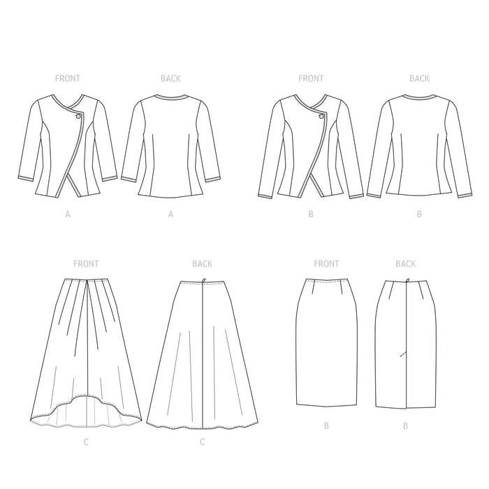 S9553 Women's Jacket and Skirts