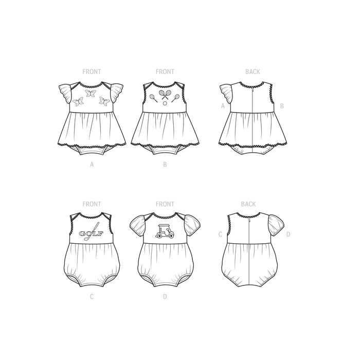 S9557 Babies' Romper