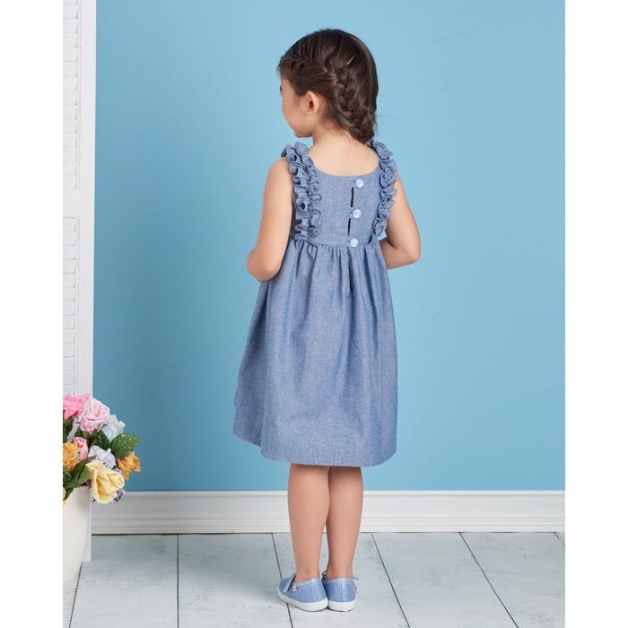 S9559 Children's Dress, Top, Pants, Purses and Headband
