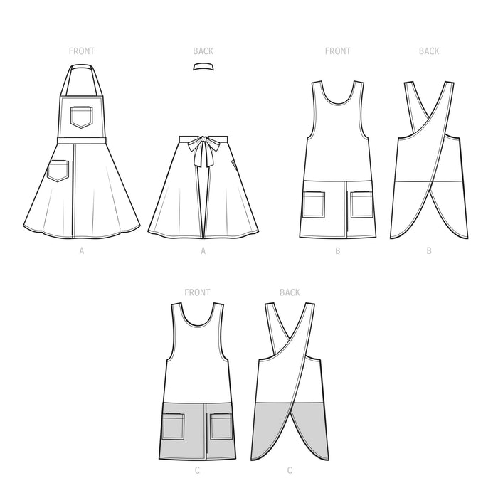 S9564 Misses' Aprons
