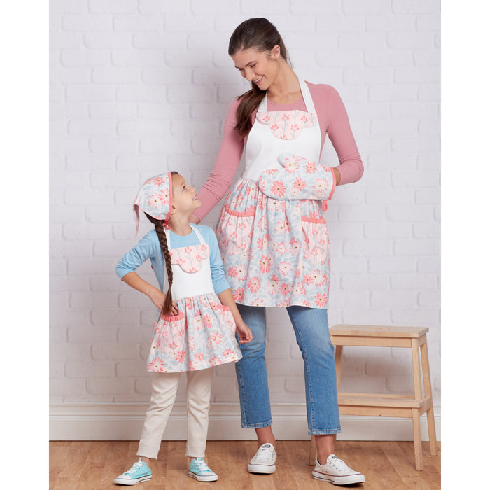 S9565 Children's and Misses' Aprons and Accessories
