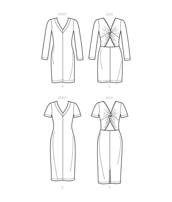 S9598 Misses' Knit Dresses by Mimi G