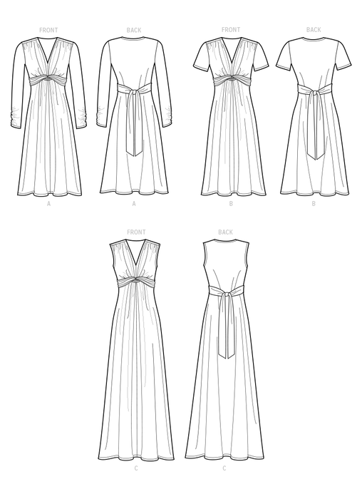 S9600 Misses' Knit Dresses