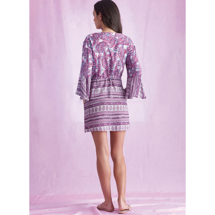 S9602 Misses' Caftans and Wraps