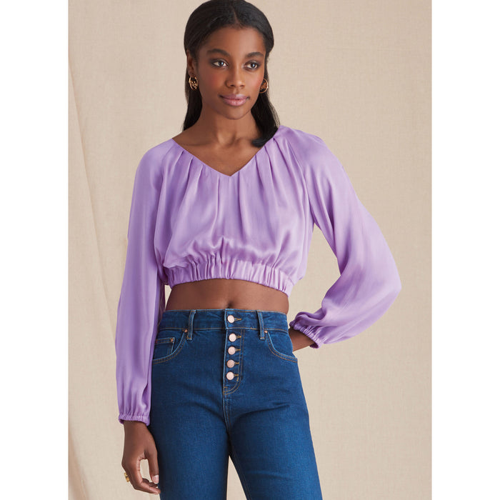 S9604 Misses' Blouses
