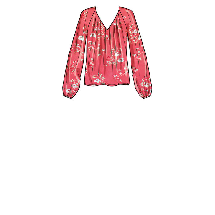S9604 Misses' Blouses
