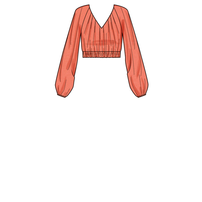 S9604 Misses' Blouses