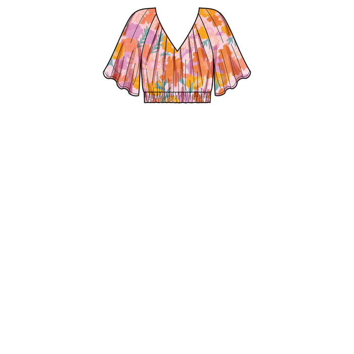 S9604 Misses' Blouses