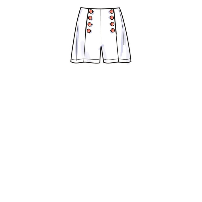 S9612 Misses' Tops, Pants and Shorts