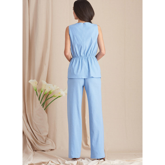 S9612 Misses' Tops, Pants and Shorts