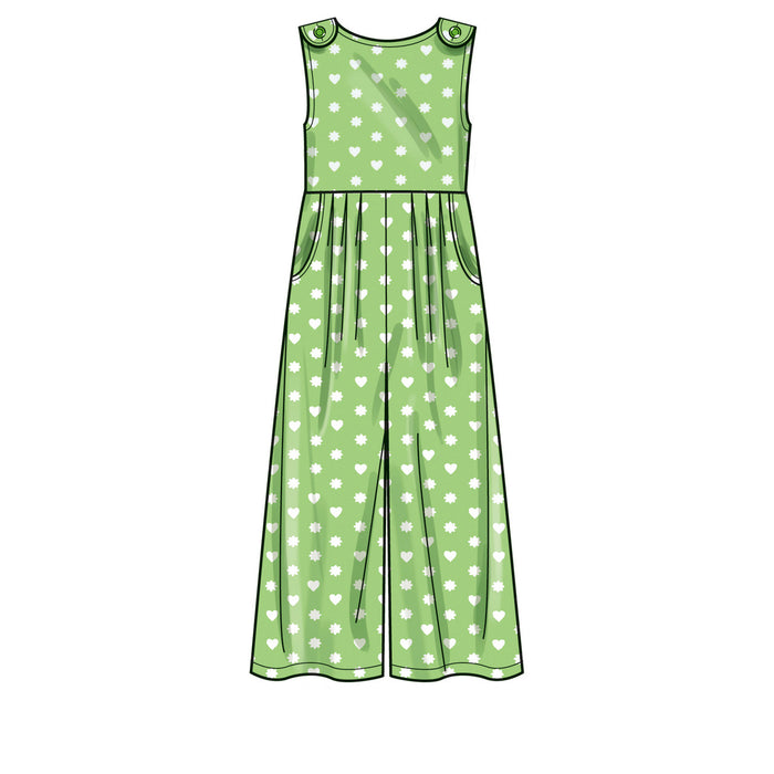 S9617 Children's and Girls' Jumpsuit, Romper and Dress