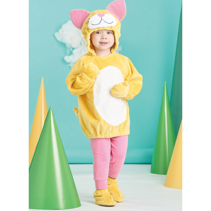 S9624 Toddlers' Animal Costumes. Size: 6 m-4 y