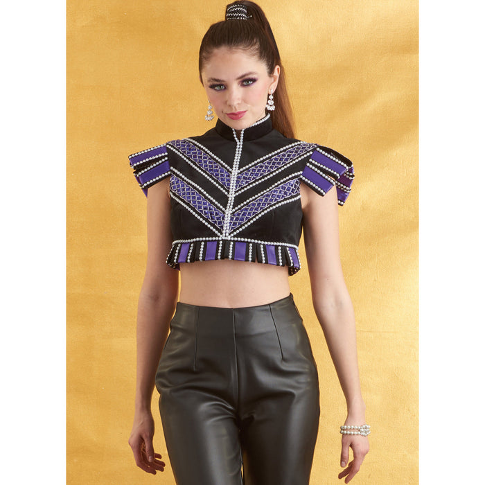 S9627 Misses' Costume Tops by Andrea Schewe Designs. Size: 32-48
