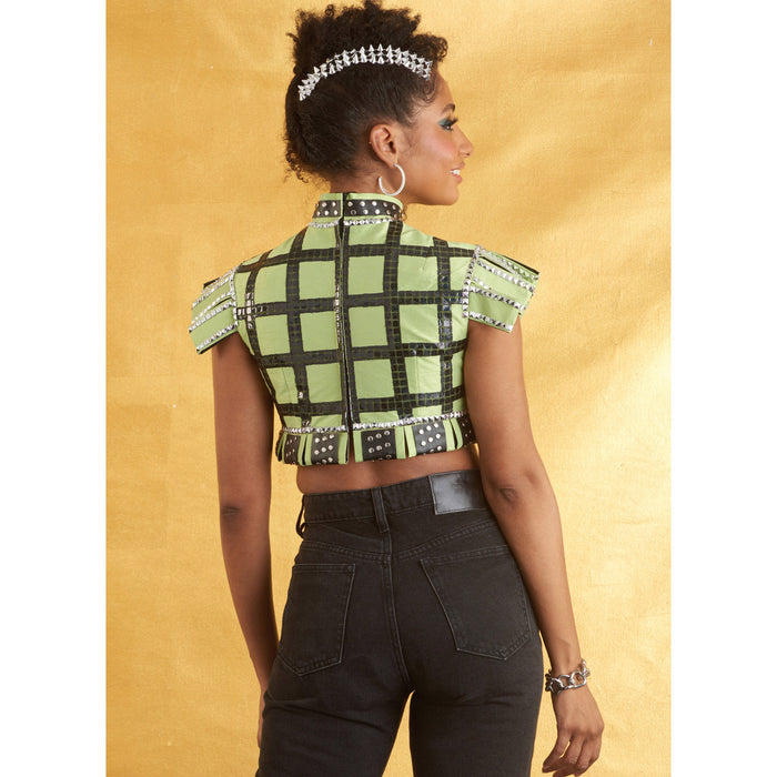 S9627 Misses' Costume Tops by Andrea Schewe Designs. Size: 32-48
