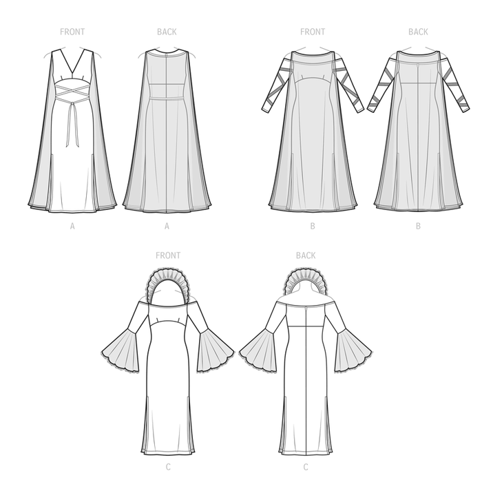 S9629 Misses' and Women's Costumes. Size: 36-54