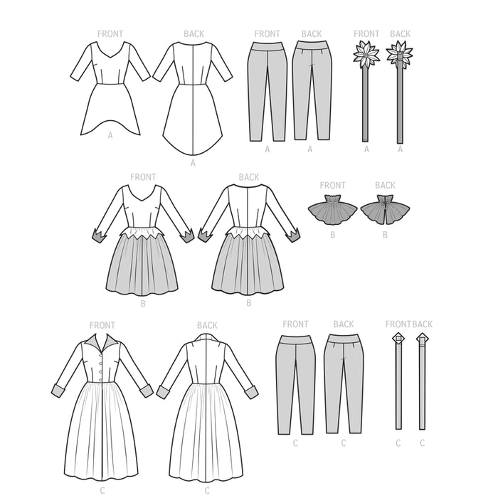 S9632 Misses' Costumes by Theresa LaQuey. Size: 32-50