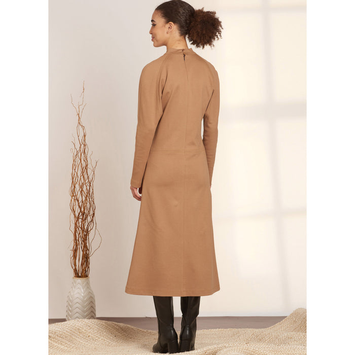 S9640 Misses' Dolman Sleeve Dresses. Size: 32-48