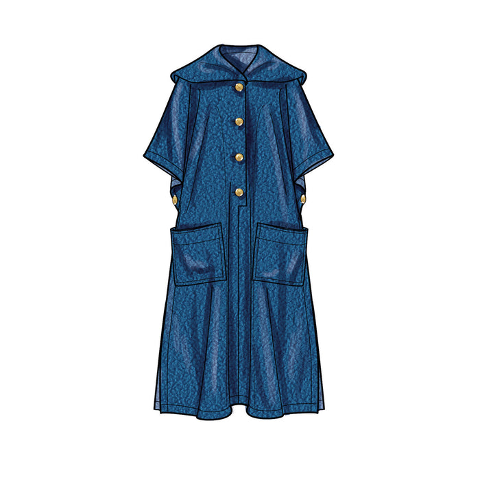 S9649 Misses' Ponchos Size: S-XXL