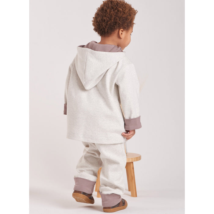 S9652 Toddlers' Tops and Pants. Size: 6 m-4 y