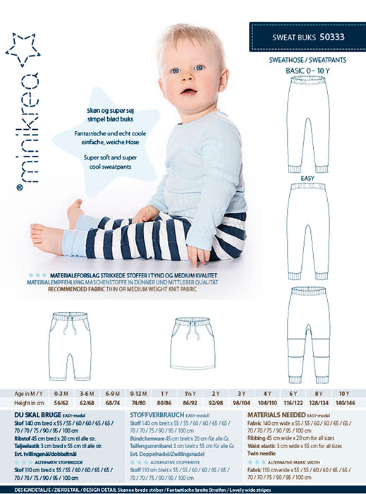 50333 Sweatpants - Size: 0-10 y