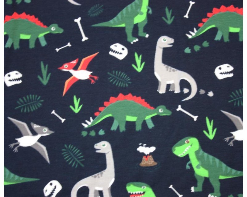 Dino Cotton Jersey-Navy