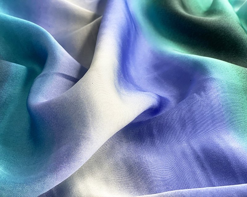 Ombre Horizon Matt Satin - Multicolor- 150 cm