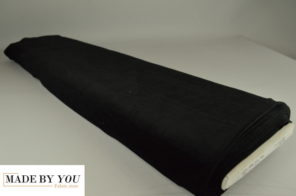 Luxury Stretch Velour - BLACK