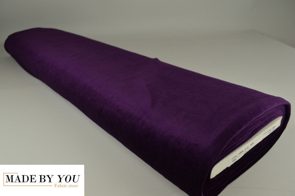 Luxury Stretch Velour - PURPLE