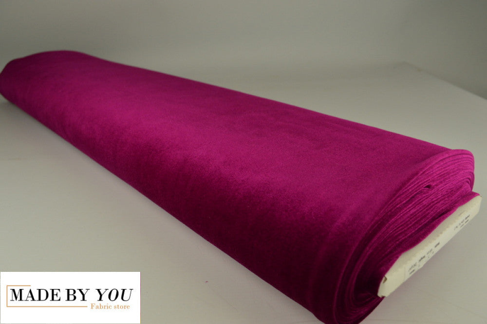 Luxury Stretch Velour - CASSIS
