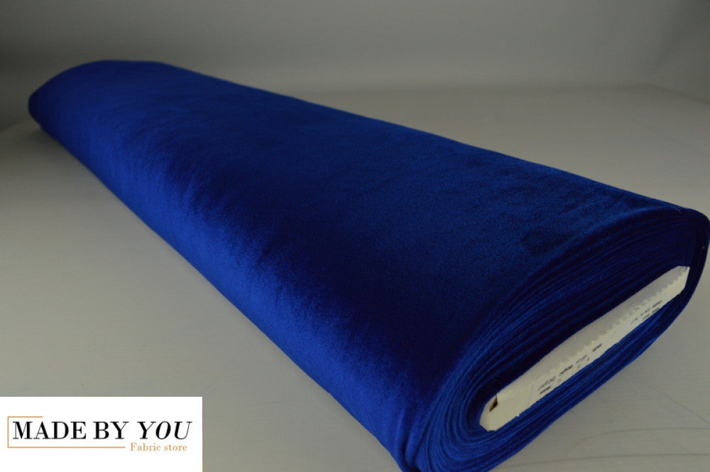 Luxury Stretch Velour - DARK BLUE