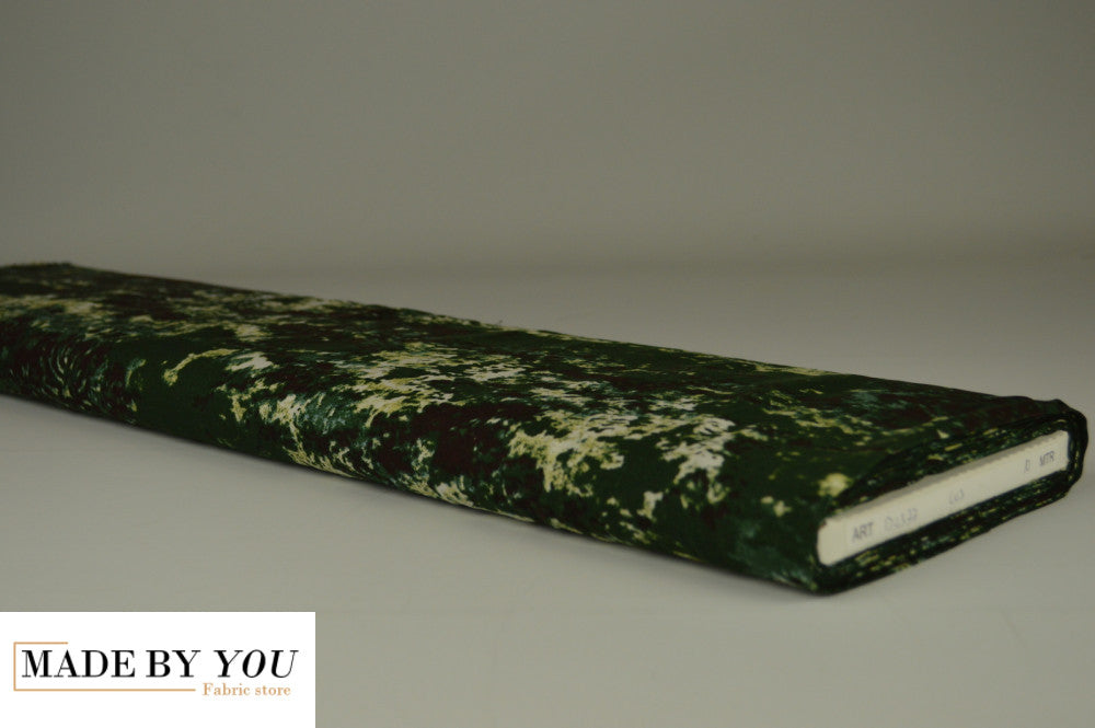 Viscose Forest print - GREEN