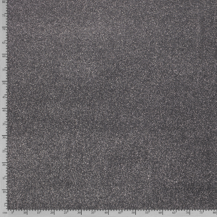 Jersey Starlight Lurex - BLACK/SILVER