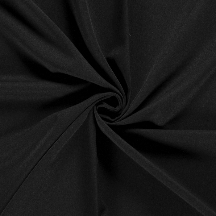 Stretch Gabardine brushed - BLACK