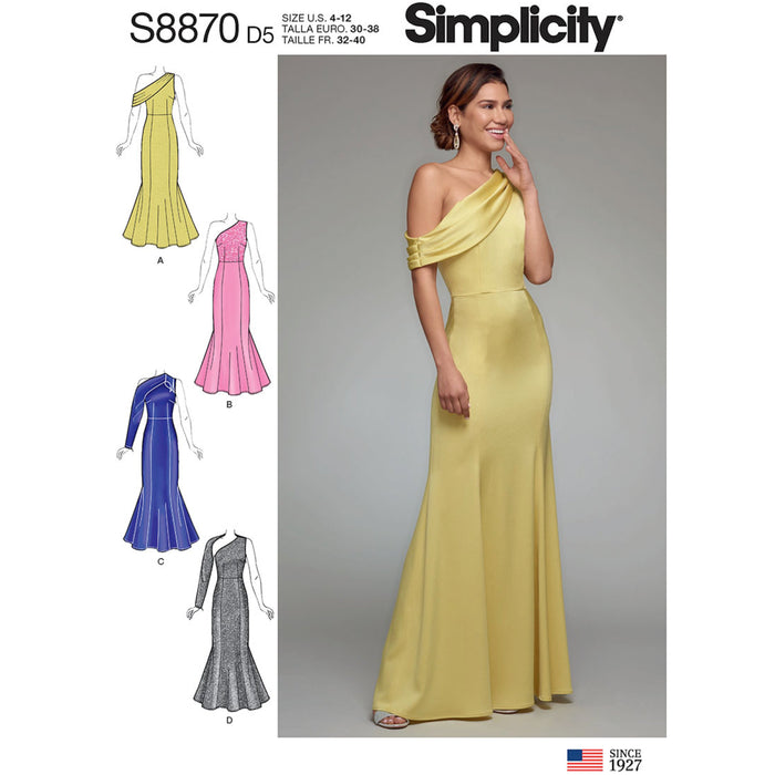 S8870 Misses'/Miss Petite Dress. Size: 30-46