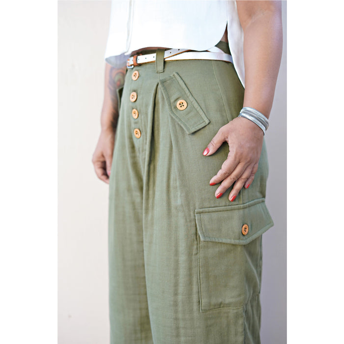 S8889 Misses' Shirt and Wide Leg Pants by Mimi G Style. Size: 32-50