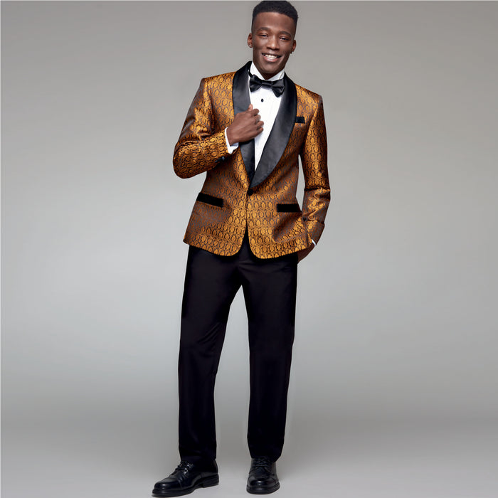 S8899 Men's Tuxedo Jackets, Pants and Bow Tie. Size: 44-62