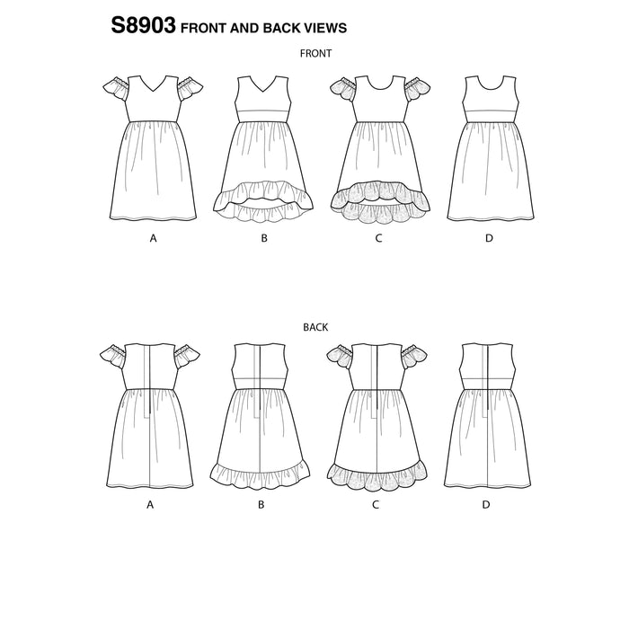 S8903 18" Doll Clothes. Size: One Size