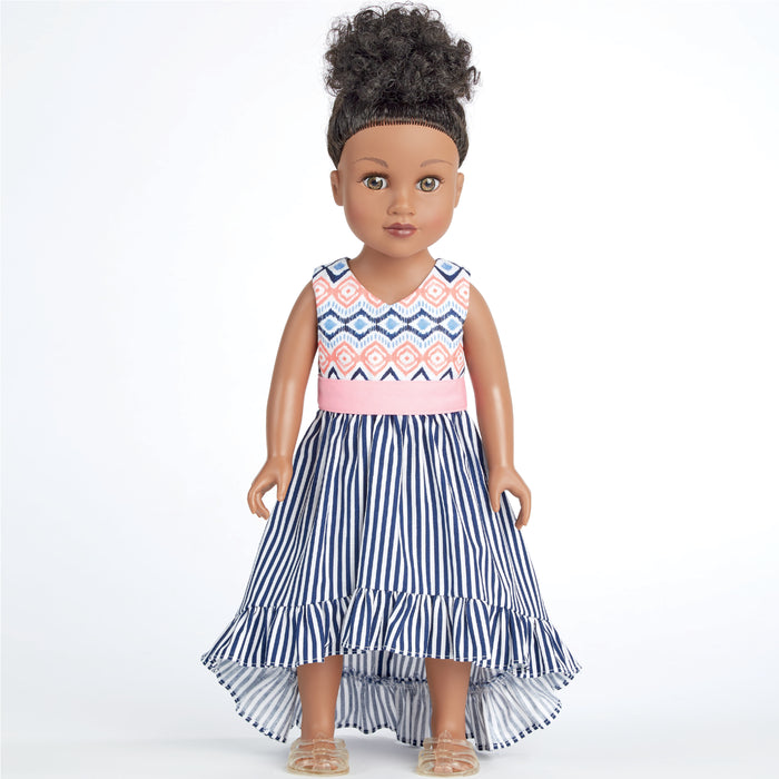 S8903 18" Doll Clothes. Size: One Size