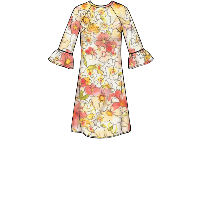 S8909 Misses' Dresses. Size: 32-50