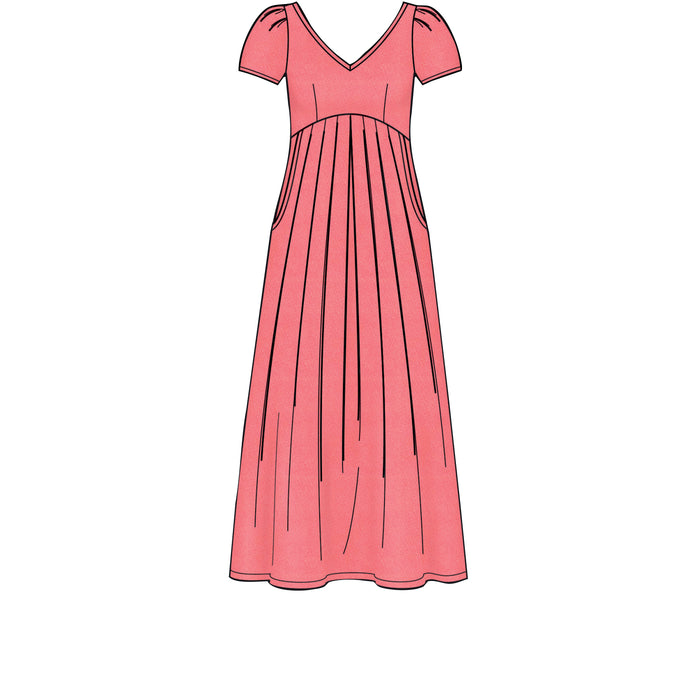 S8910 Misses' Dress. Size: 32-48