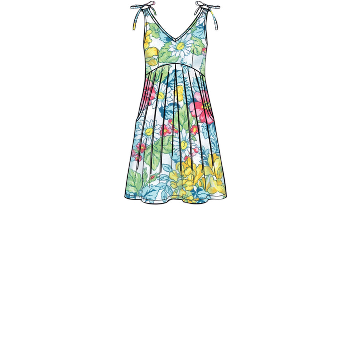 S8910 Misses' Dress. Size: 32-48