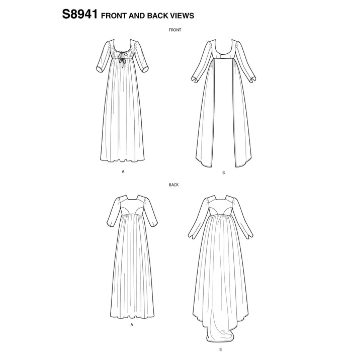 S8941 Misses' Costume. Size: 32-48