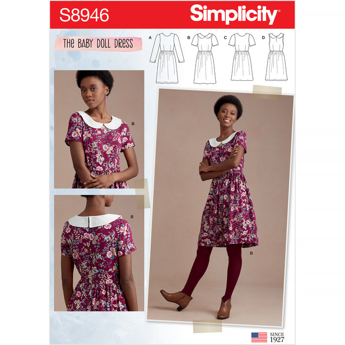 S8946 Misses' Dresses. Size: 32-48