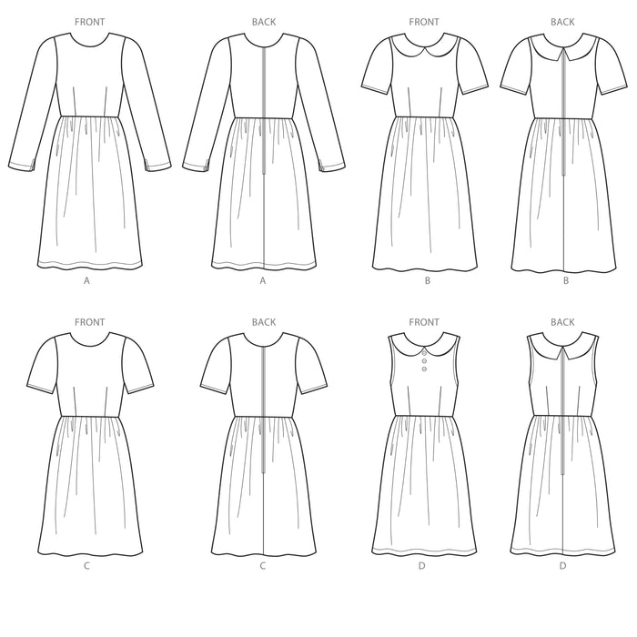 S8946 Misses' Dresses. Size: 32-48