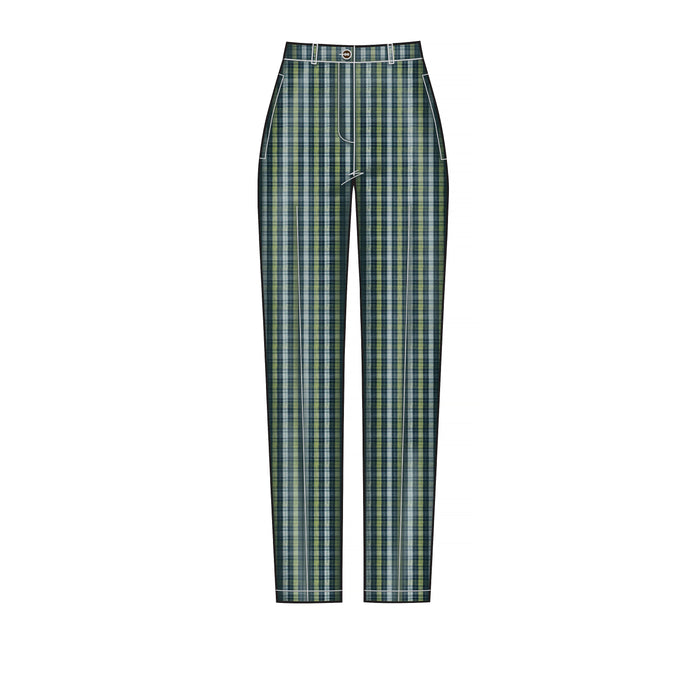 S8957 Misses' Slim Leg Pant with Variations. Size: 32-48