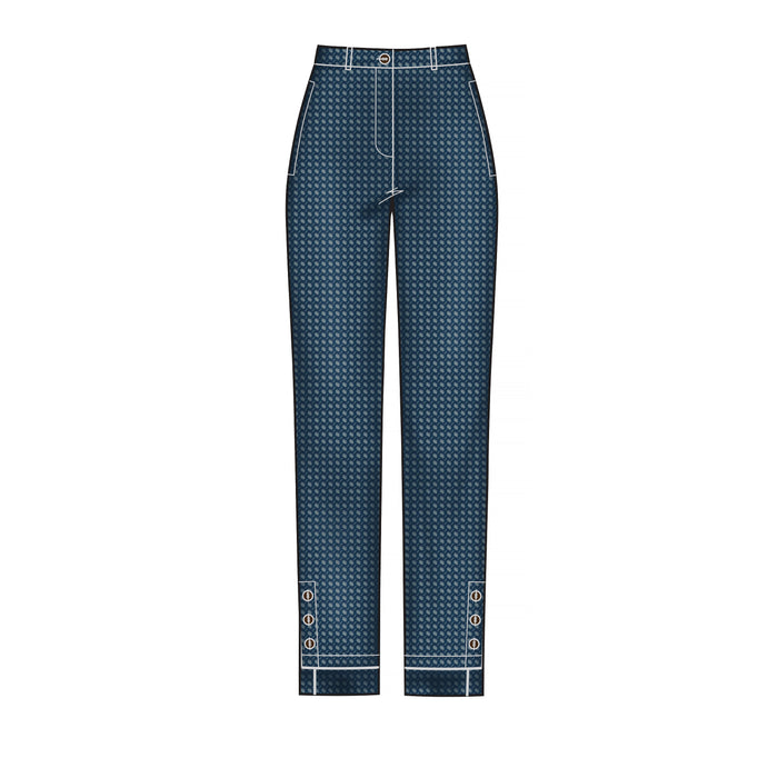 S8957 Misses' Slim Leg Pant with Variations. Size: 32-48