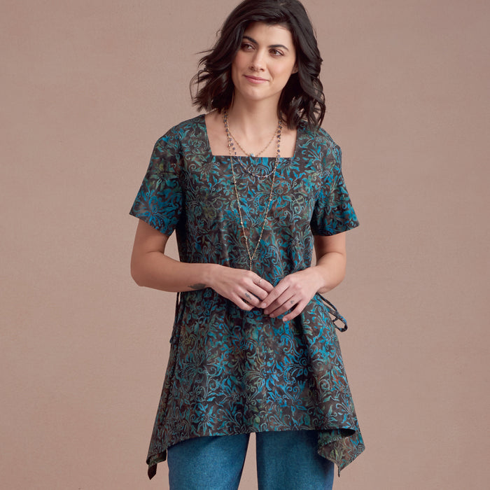 S8960 Misses' Dress Or Tunic, Skirt and Pant. Size: 32-48