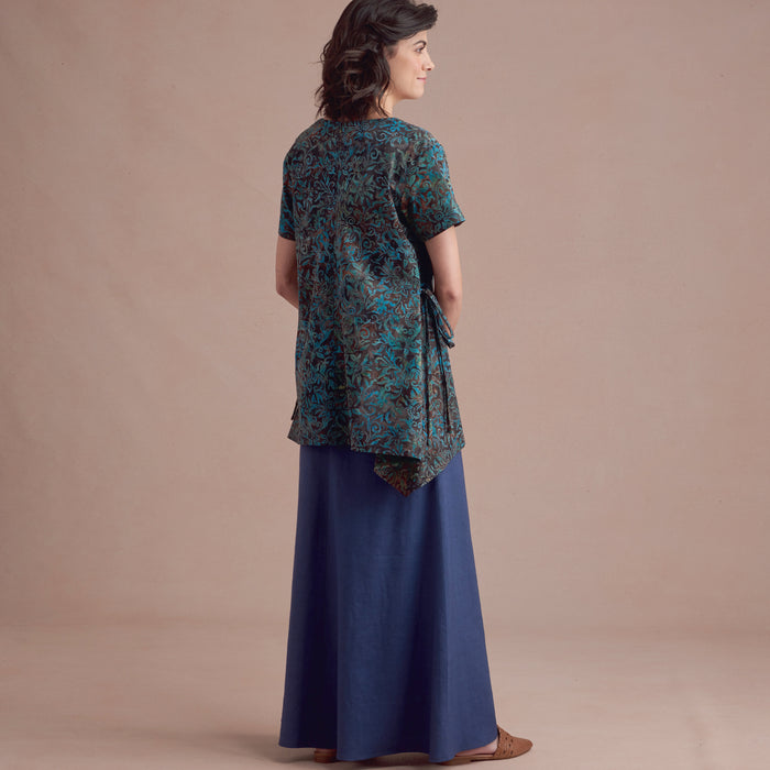 S8960 Misses' Dress Or Tunic, Skirt and Pant. Size: 32-48