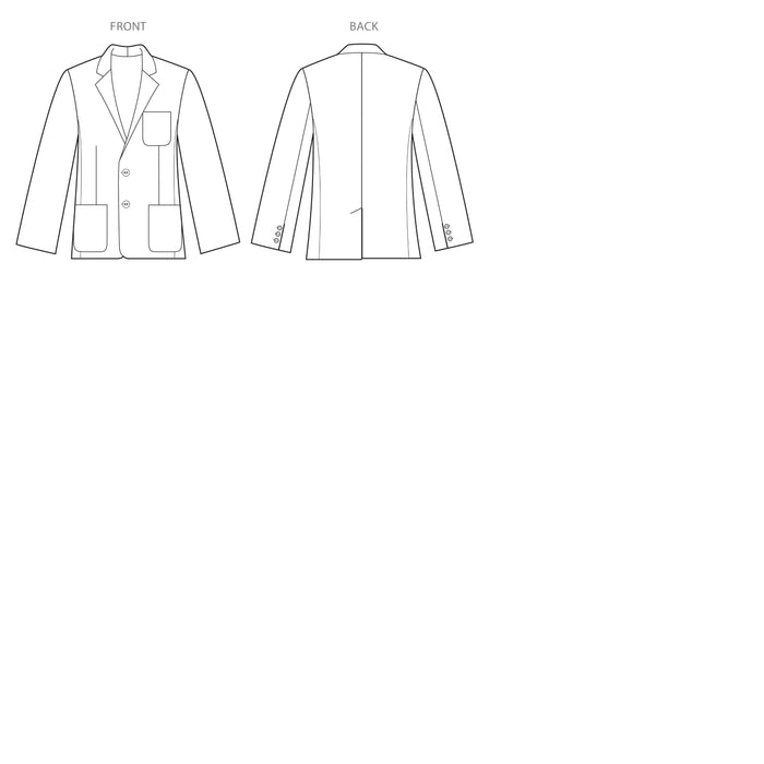 S8962 Men's Lined Blazer by Mimi G Style. Size: 44-62